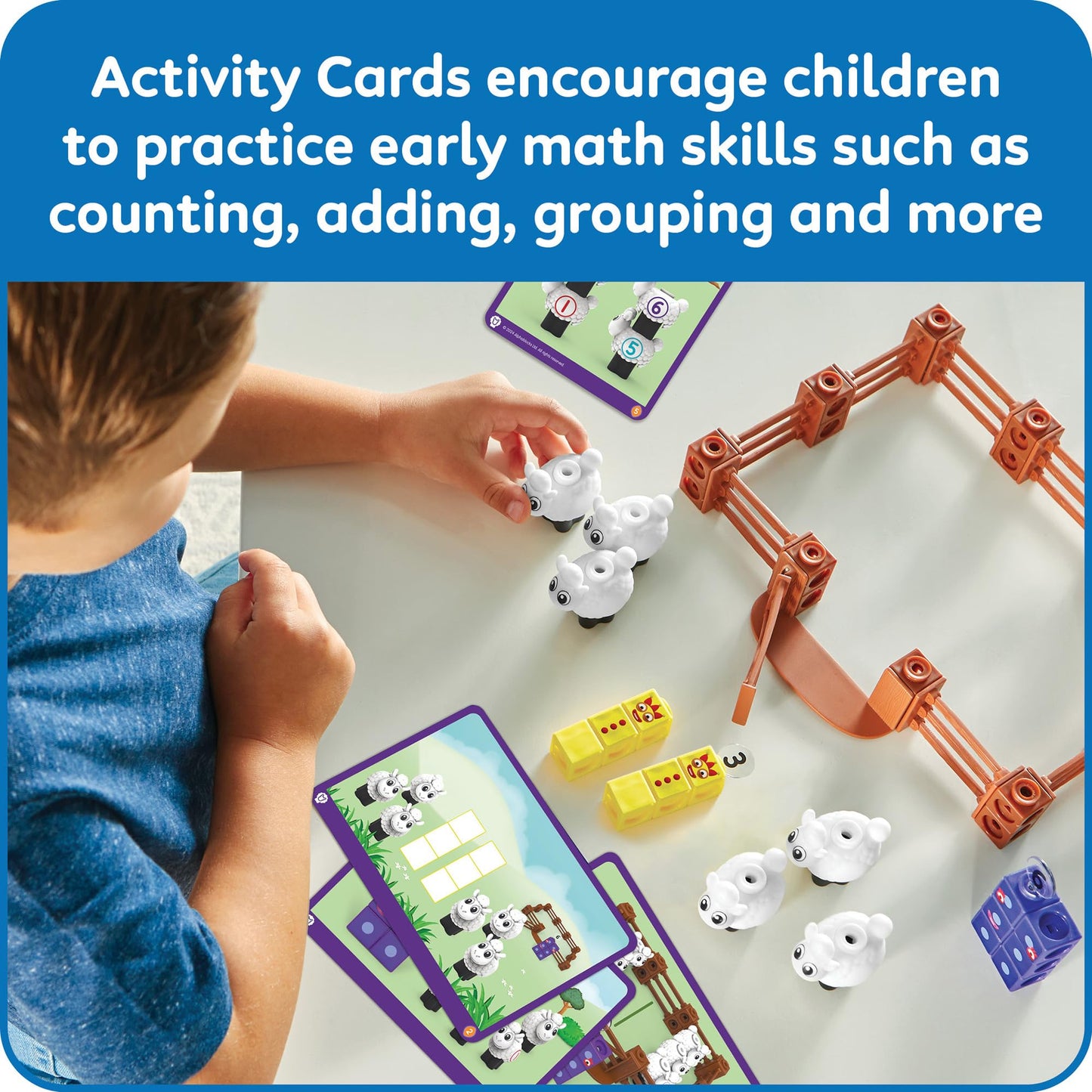 hand2mind Numberblocks Sheep Farm MathLink