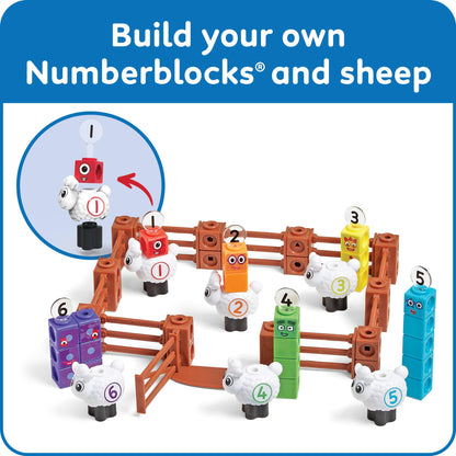 hand2mind Numberblocks Sheep Farm MathLink