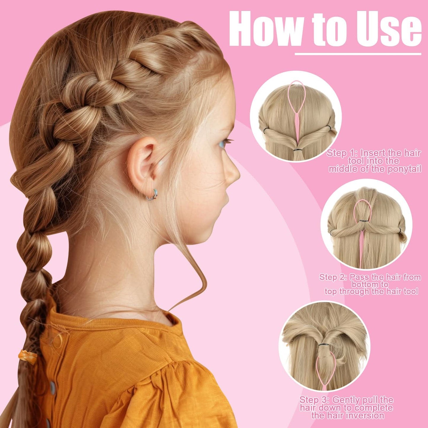 Bandas de goma de 28 colores para el cabello, 1500 unidades de bandas elásticas para el pelo de bebé niña