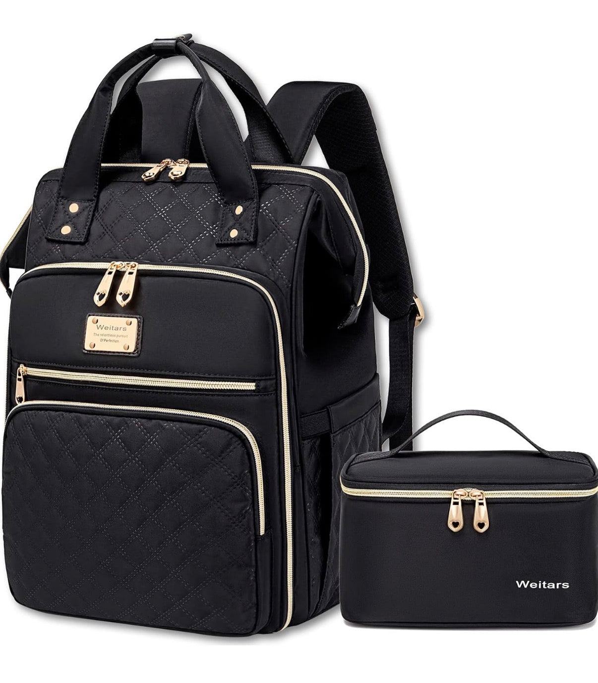 Weitars Mochila de Almuerzo - Mochila para portátil de 15.6 pulgadas
