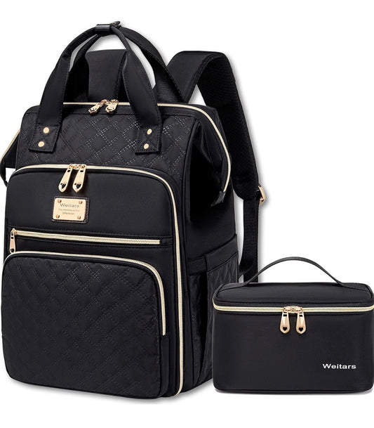 Weitars Mochila de Almuerzo - Mochila para portátil de 15.6 pulgadas
