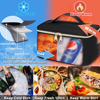 Weitars Mochila de Almuerzo - Mochila para portátil de 15.6 pulgadas