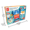 Hape Spons juego de rodillos de pintura y plantillas