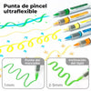 Ohuhu 24 Marcadores Acrílicos punta pincel