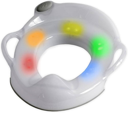 Summer Infant My Size Potty Ring Lights and Songs - Anillo de asiento de entrenamiento para ir al baño con luces