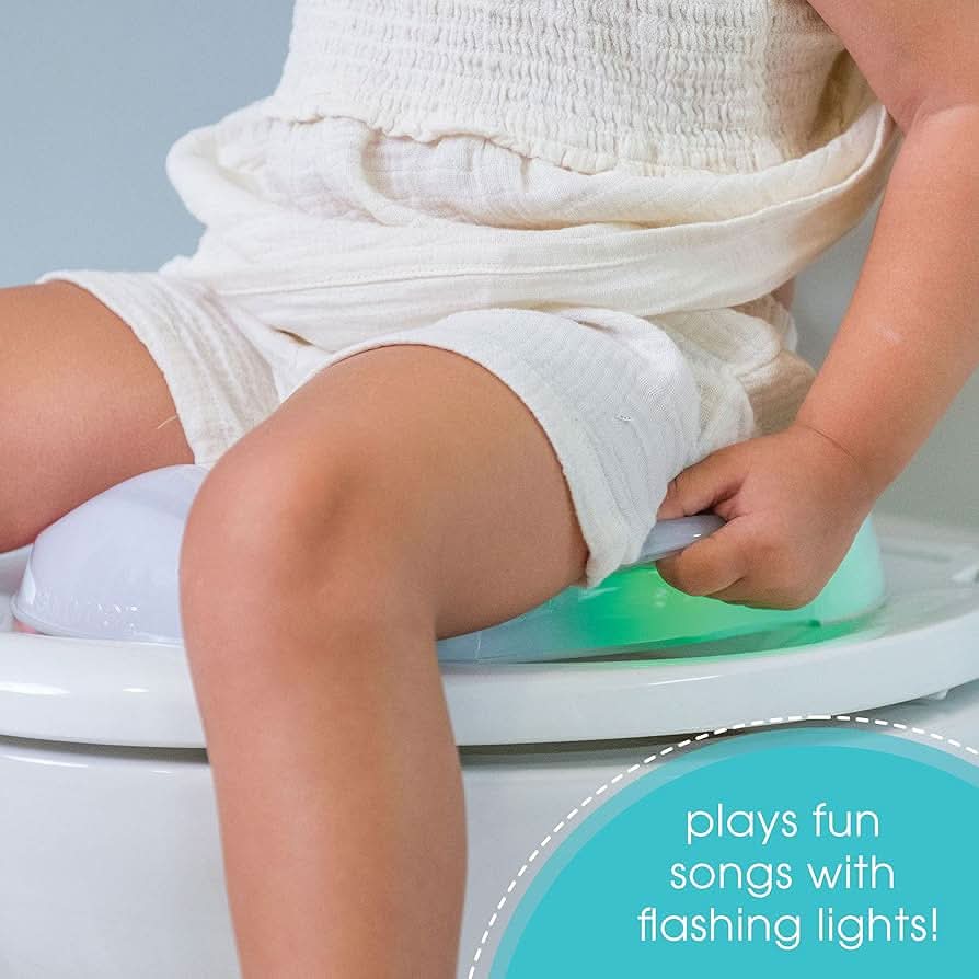 Summer Infant My Size Potty Ring Lights and Songs - Anillo de asiento de entrenamiento para ir al baño con luces