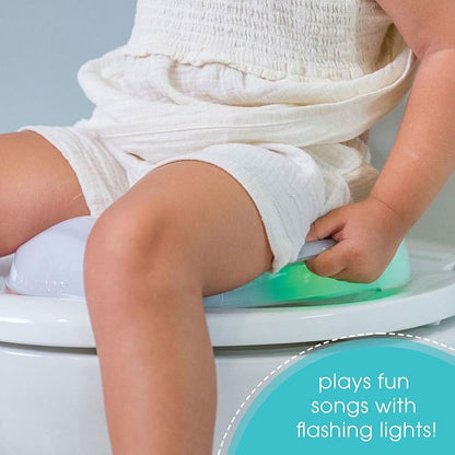 Summer Infant My Size Potty Ring Lights and Songs - Anillo de asiento de entrenamiento para ir al baño con luces
