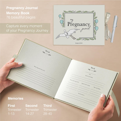 Diario de embarazo, diario de bebé para mamá