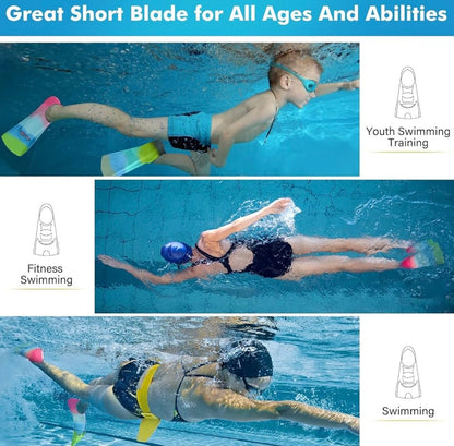 Gintenco Aletas de natación, talla 30-32
