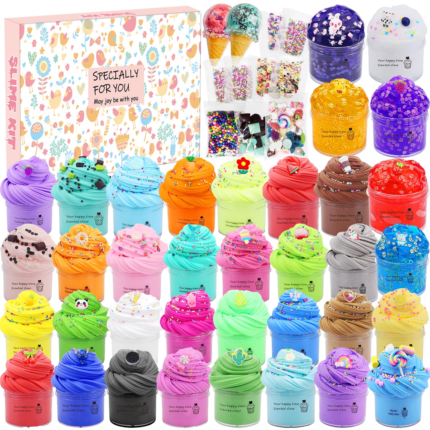 Kit de slime de mantequilla de 36 unidades