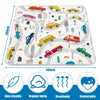 Tapete portátil de juego para bebé, 50 x 50 pulgadas, lavable, plegable, antideslizante, acolchado