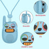Walkie Talkies Qniglo para niños recargables, paquete de 2, verde