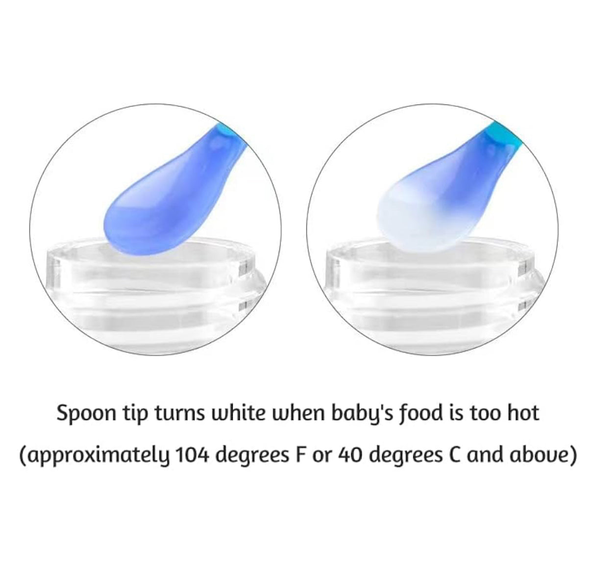 PandaEar Cucharas de utensilios flexibles para bebés