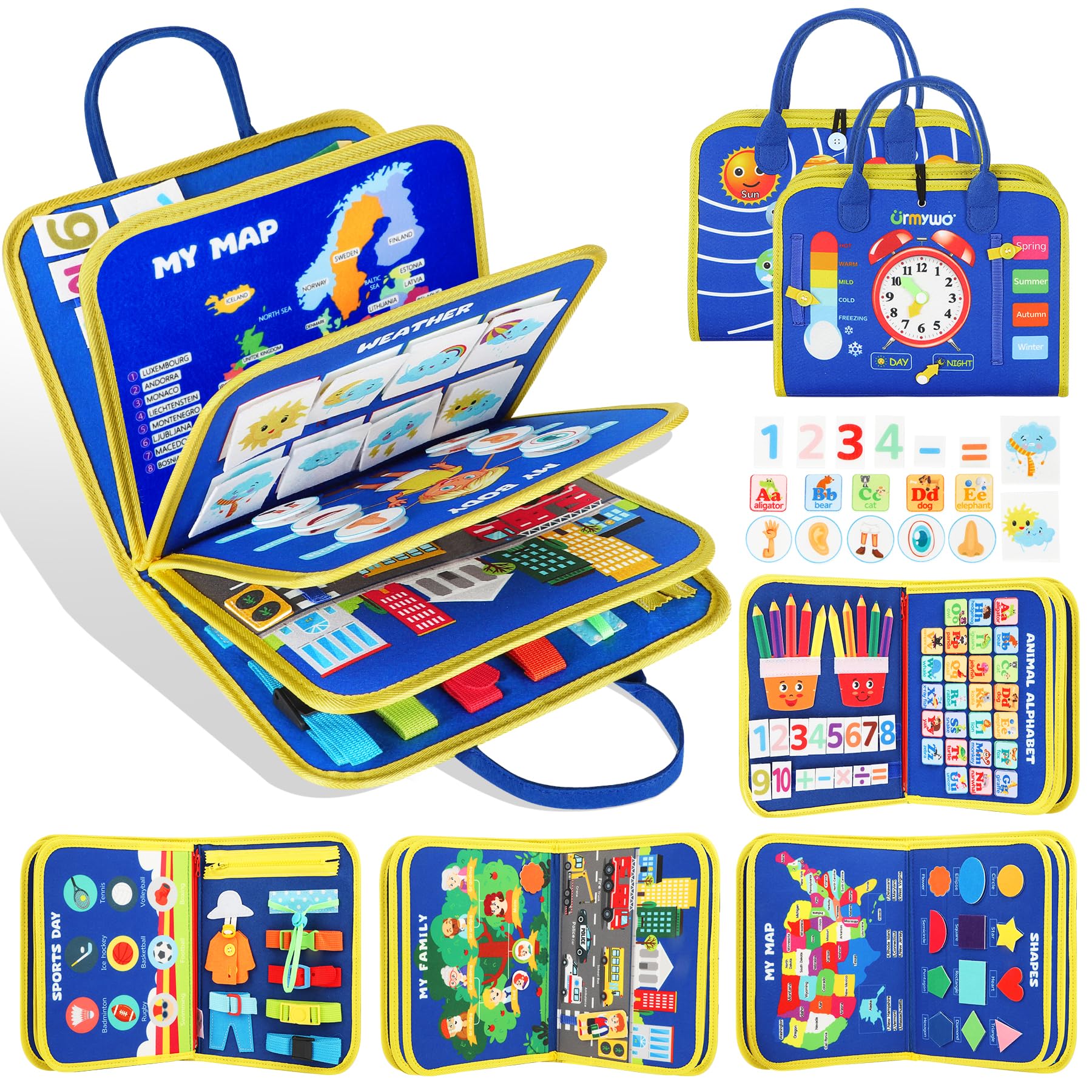 URMYWO Tablero de actividades Montessori