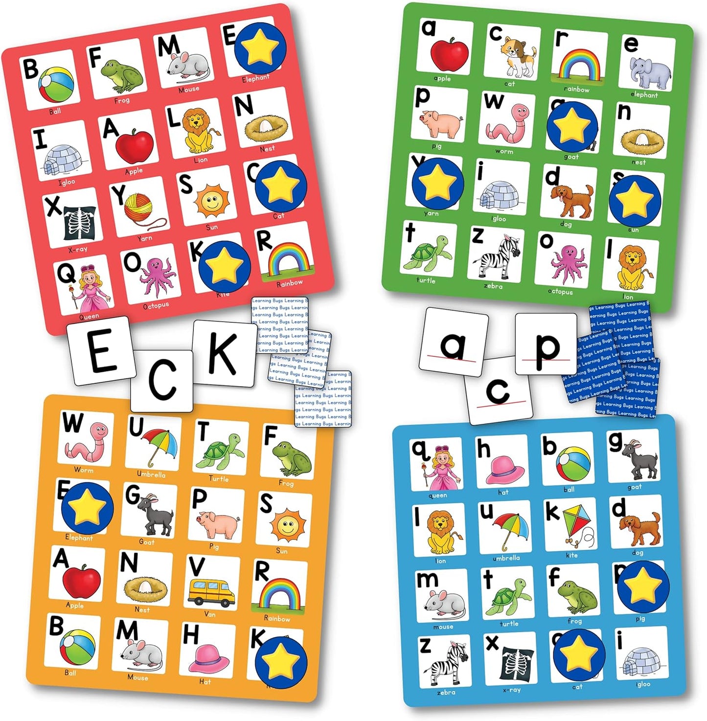 LEARNING BUGS bingo alfabético