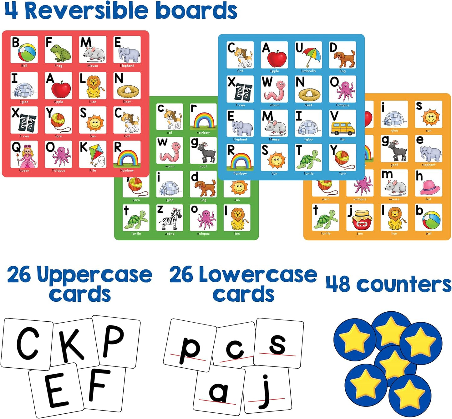 LEARNING BUGS bingo alfabético