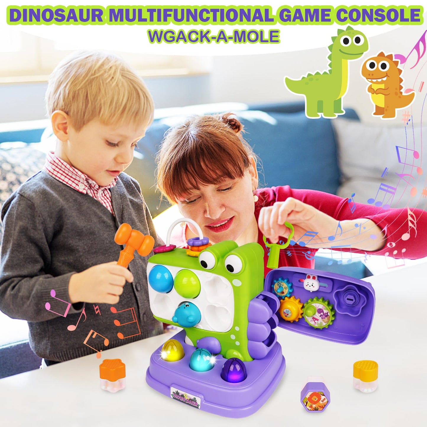 Agirlgle Cubo de actividades para bebés con clasificador de formas