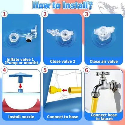Arco Inflable Intoypad Con Rociador