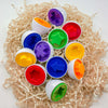 Huevos a juego de forma y color