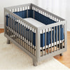 Breathable™ Mesh Liner for Full-Size Cribs, Classic 3mm Mesh, Navy