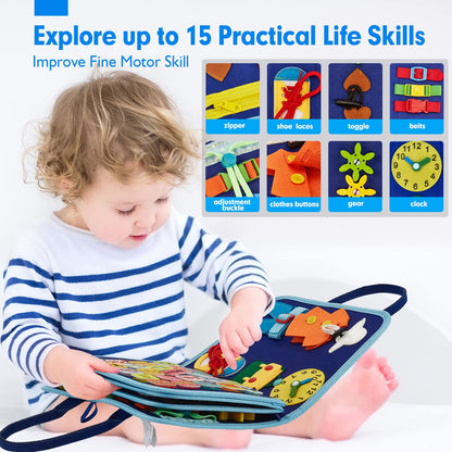 hahaland Tablero de actividades Montessori