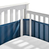 Breathable™ Mesh Liner for Full-Size Cribs, Classic 3mm Mesh, Navy