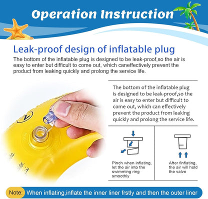 Chaleco de natación para niños de 33 a 88 libras