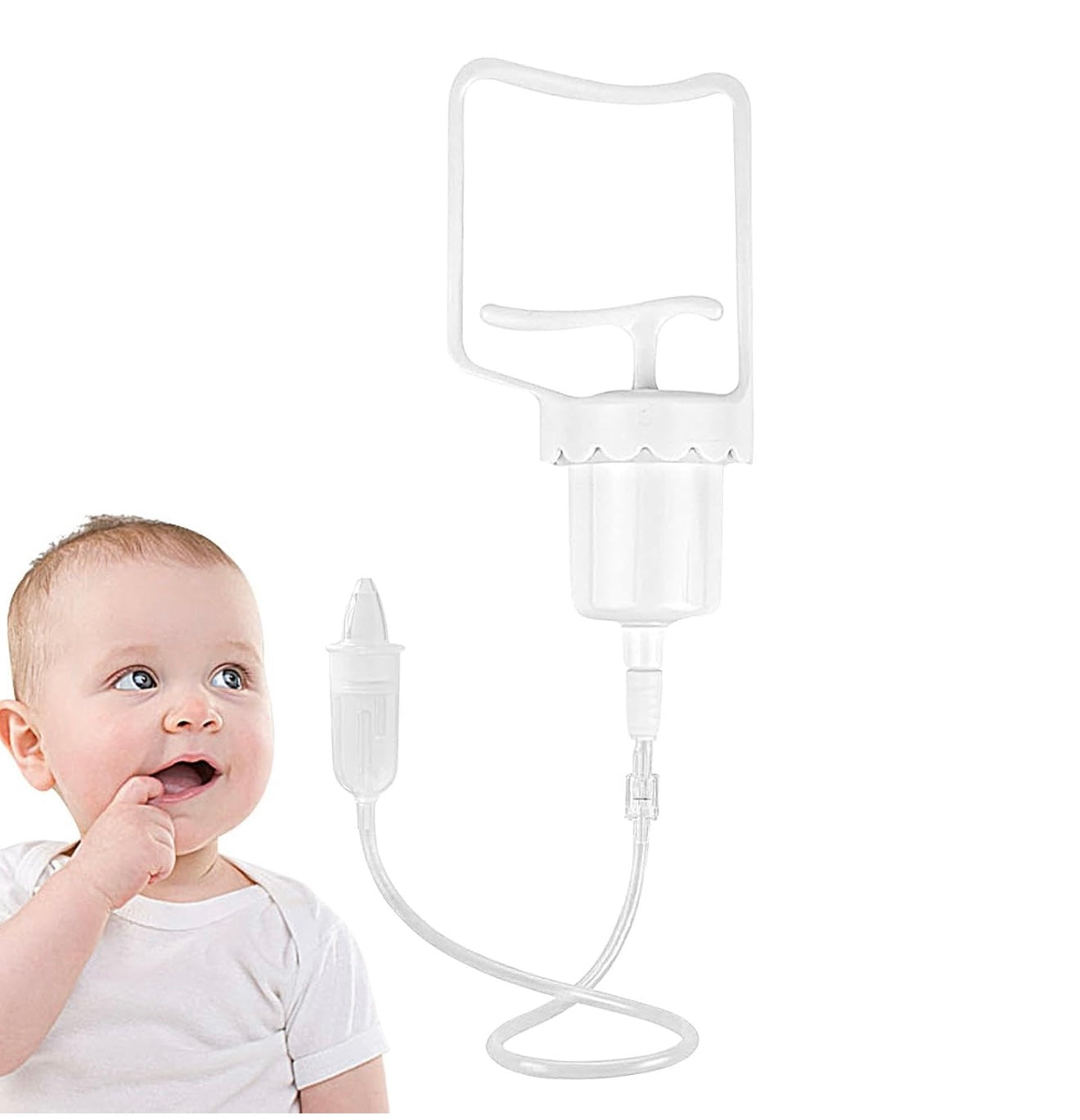 Succión nasal con bomba manual: aspirador nasal con potente bomba manual