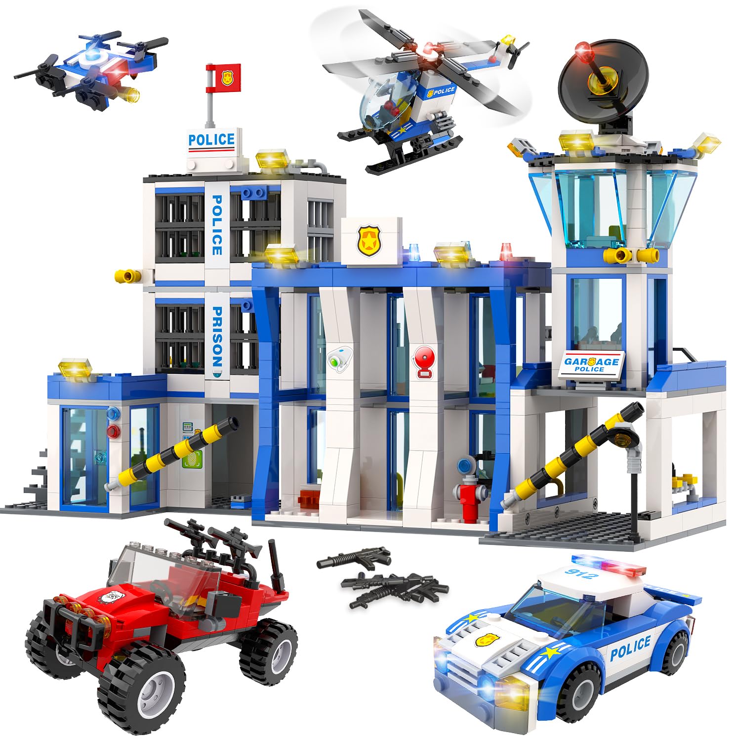 Kit de construcción de comisaría de policía de WishaLife City