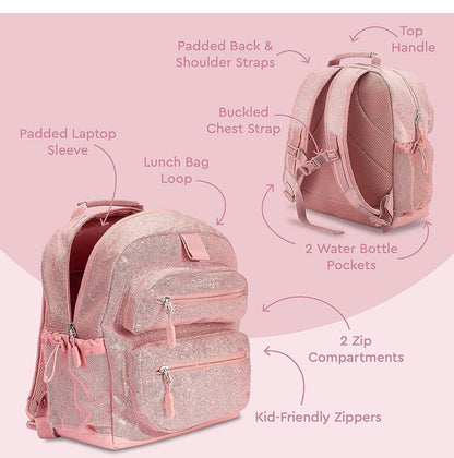 Bentgo® Mochila para niños - Mochila ligera y duradera de 14 pulgadas