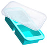 Souper Cubes Bandeja de silicona para congelador de 2 tazas con tapa