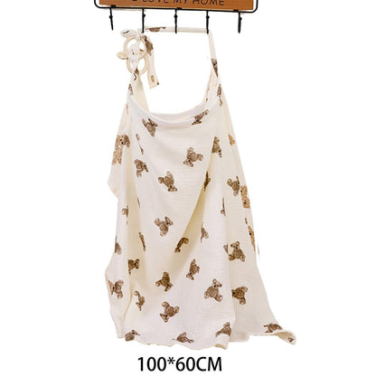 Funda de lactancia de muselina para lactancia, cubierta de algodón transpirable