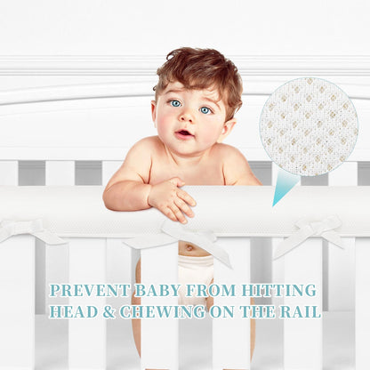 Cubiertas para barandillas de cuna 3 en 1 para cunas de tamaño real