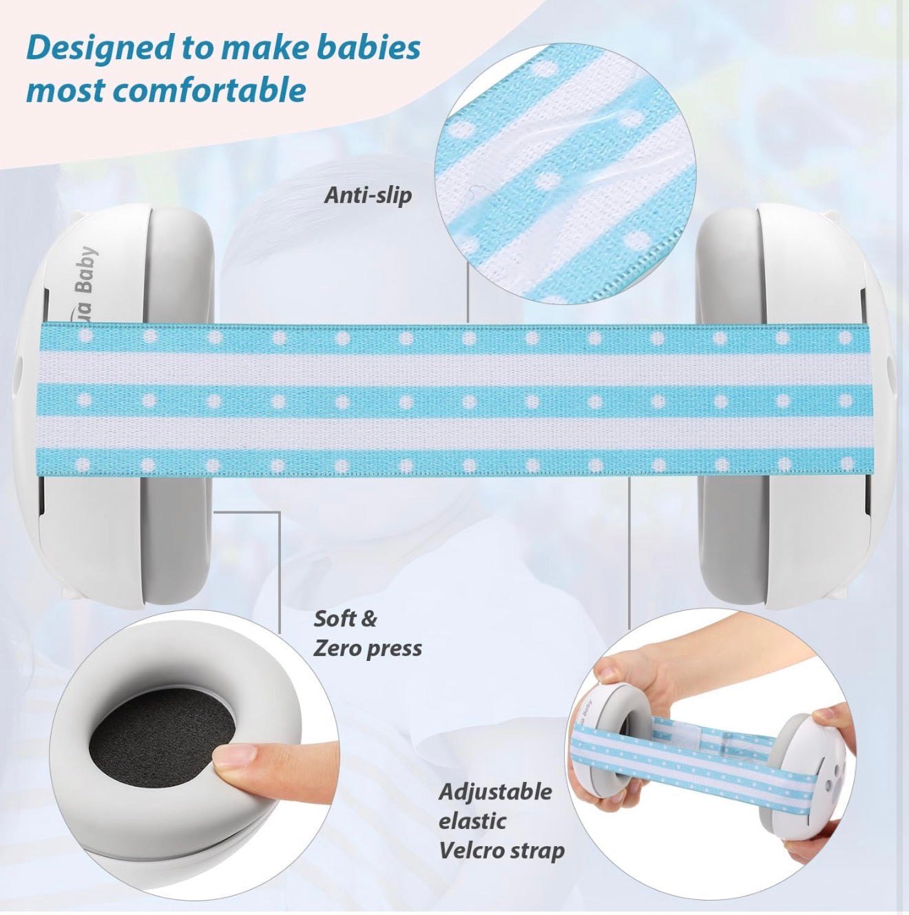 Protección auditiva para bebés