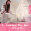 Dosel para cama de niña Bollepo con estrellas brillantes