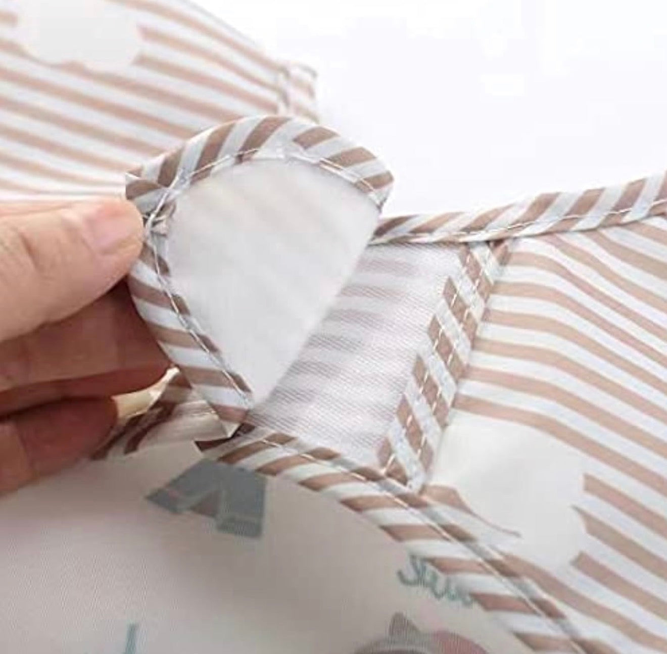 PandaEar Paquete de 3 baberos de manga larga, 6-36 meses