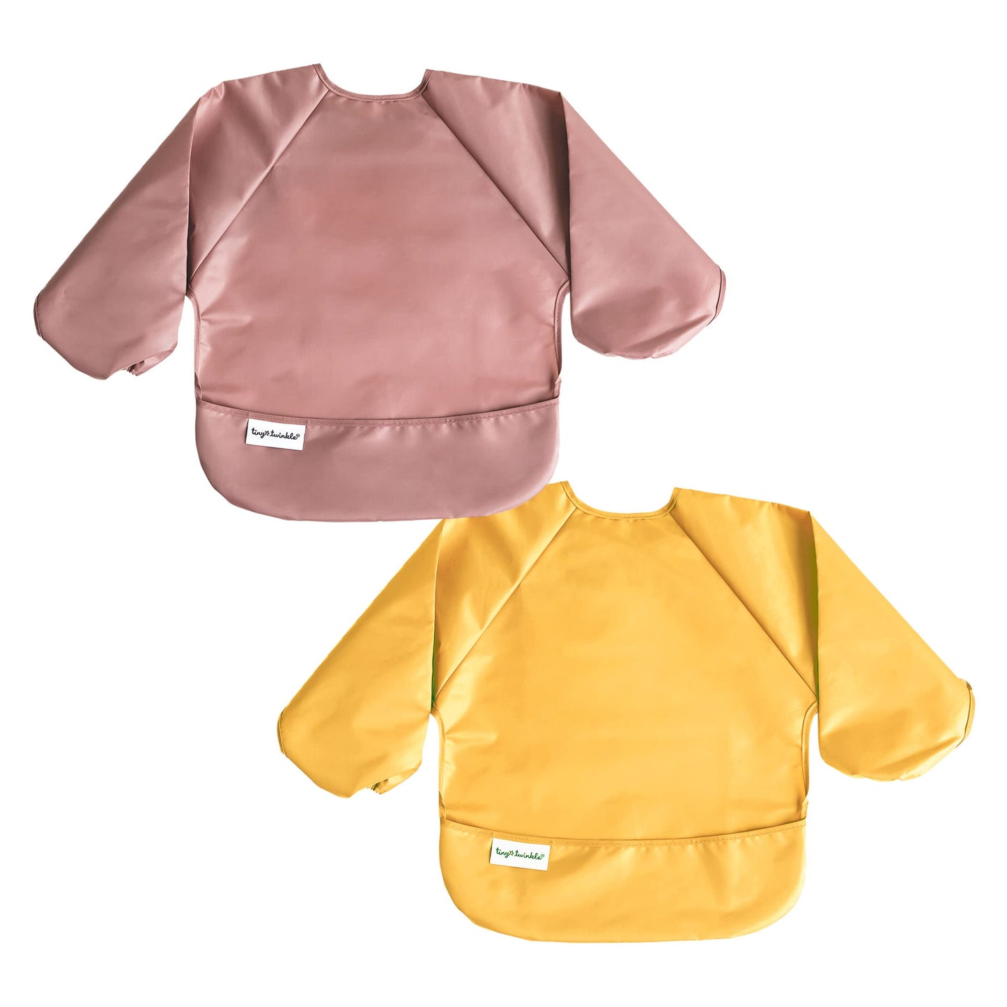 Babero Tiny Twinkle a prueba de manchas, paquete de 2