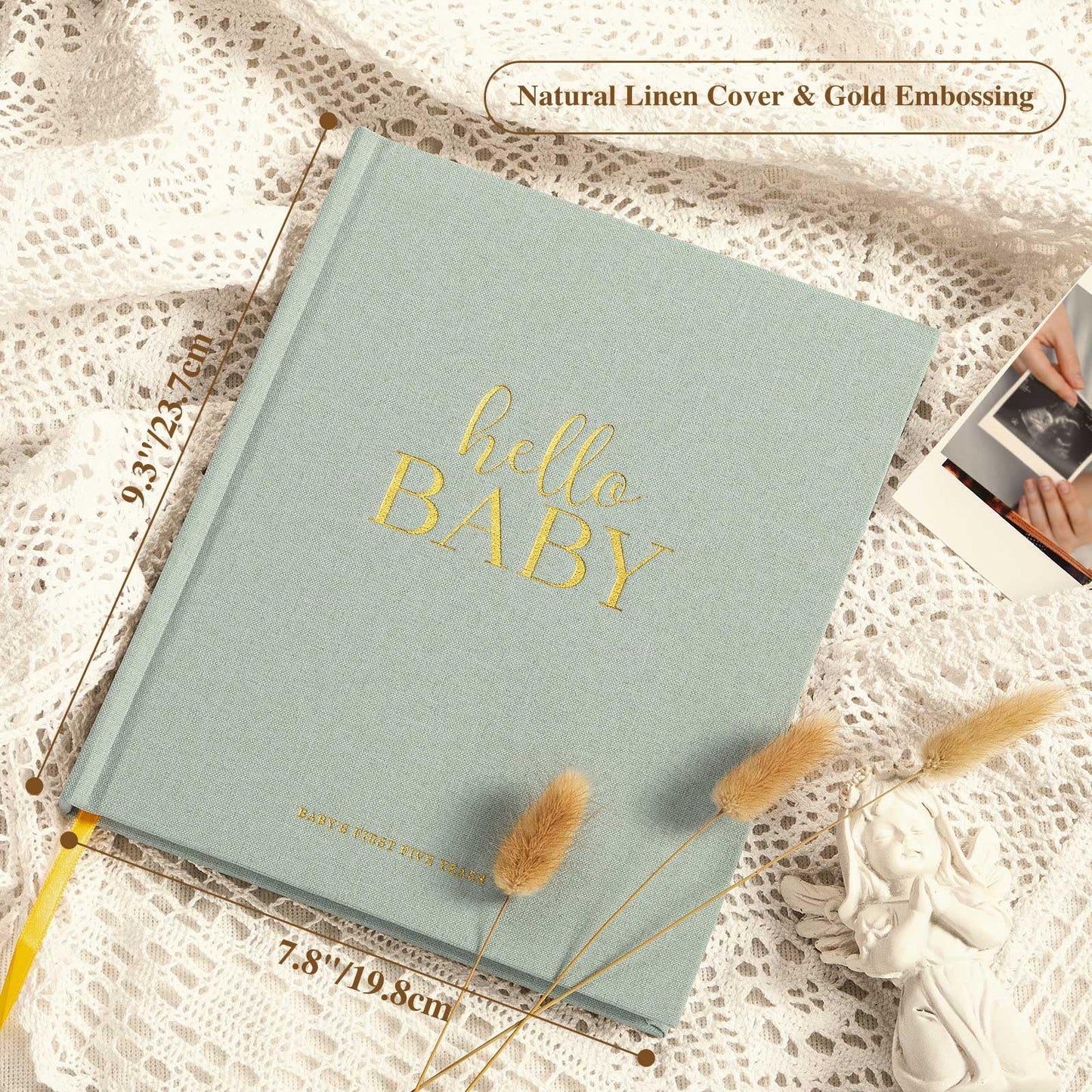 Lanpn Hello Baby - Libro de recuerdos