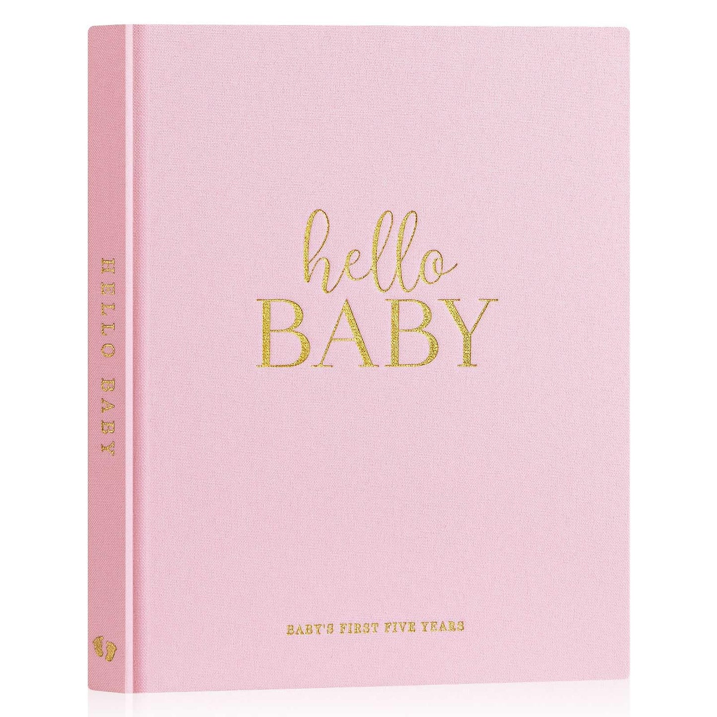 Lanpn Hello Baby Libro de Recuerdos, rosado