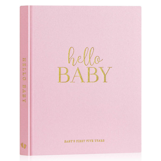 Lanpn Hello Baby Libro de Recuerdos, rosado