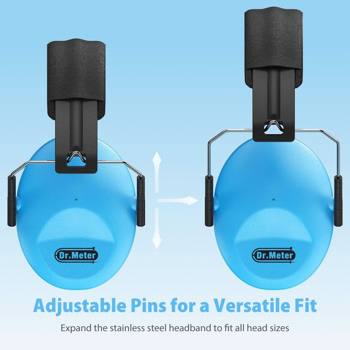 Auriculares Para Reducir El Ruido Dr Meter Para Niños Celeste