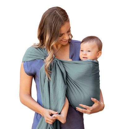 Moby - Ring Sling Double Gauze - Fern