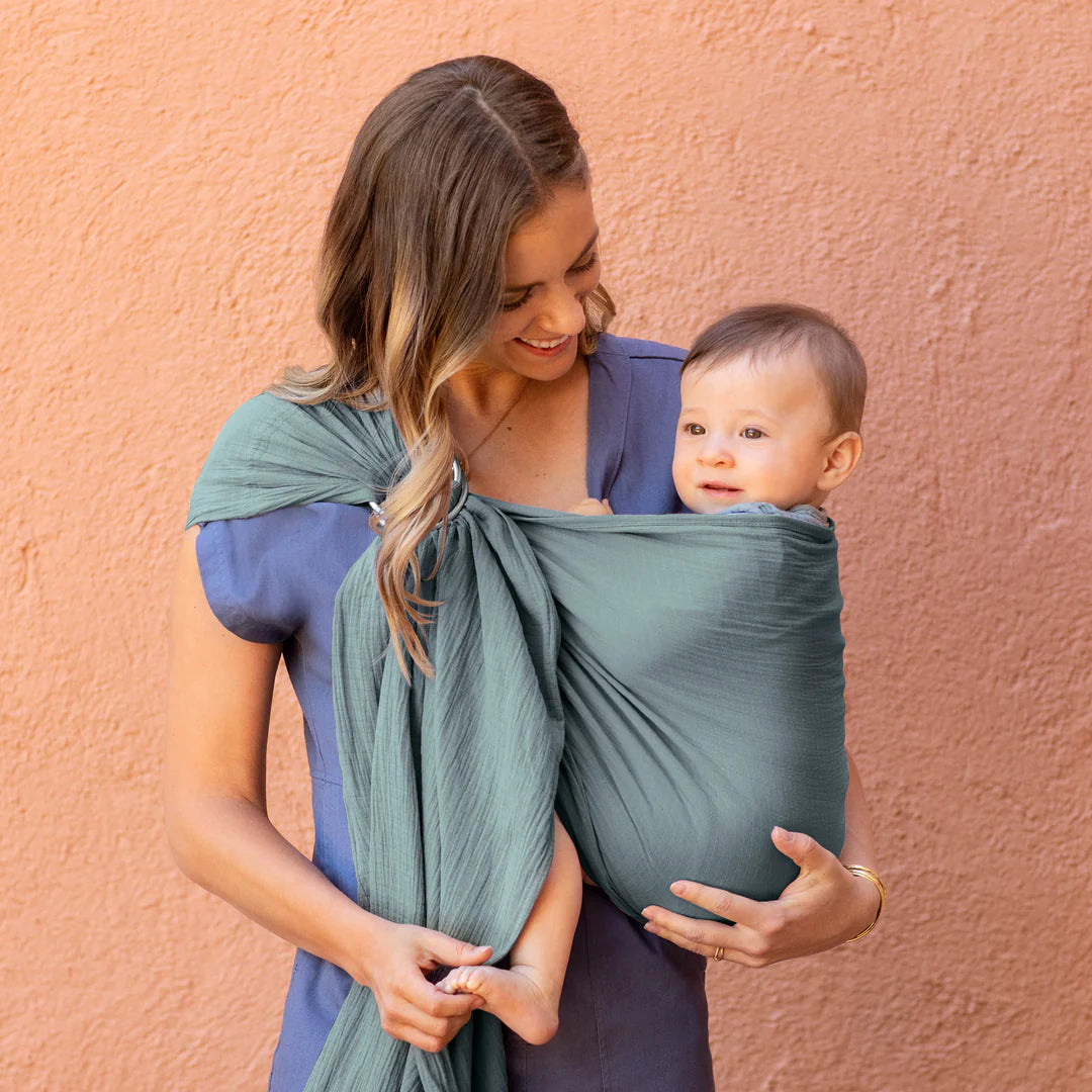 Moby - Ring Sling Double Gauze - Fern