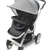 Manito Scandi - Parasol para cochecitos y asientos de coche, color negro mosaico, UPF 50+