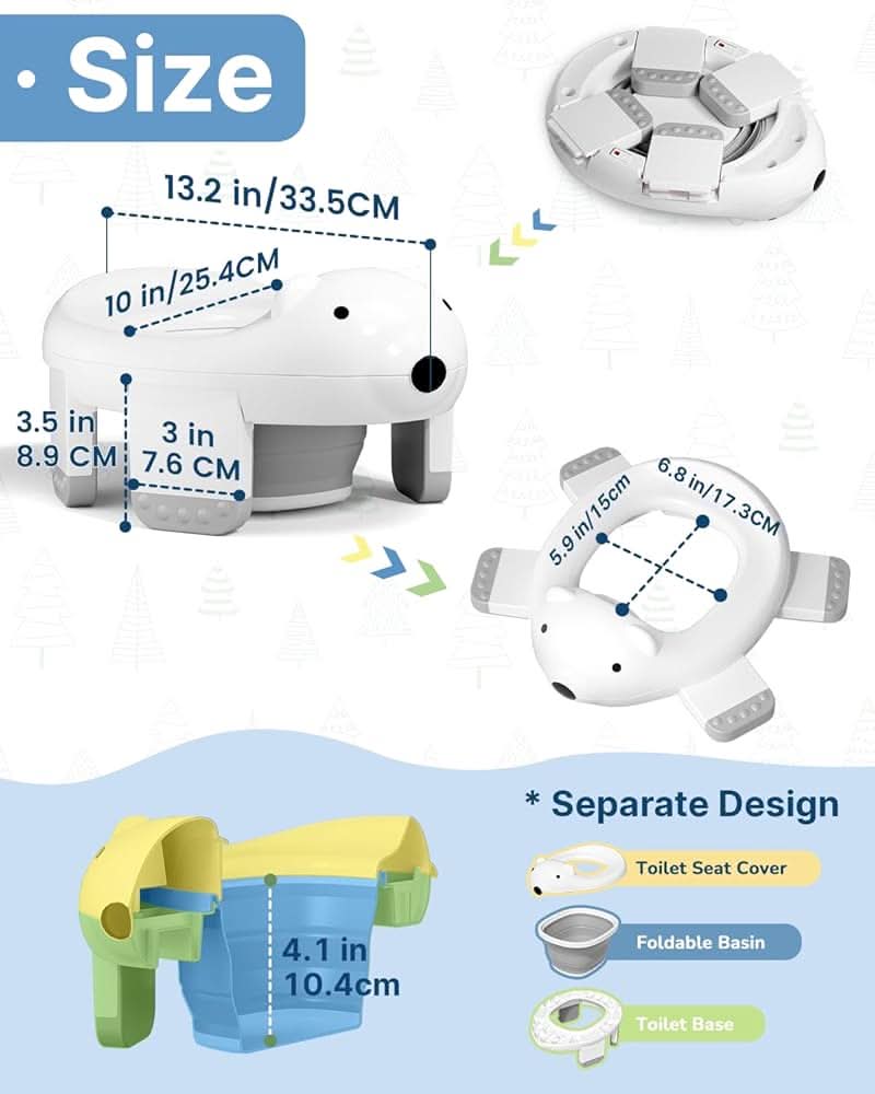 Inodoro de entrenamiento para niños pequeños, asiento de entrenamiento 2 en 1