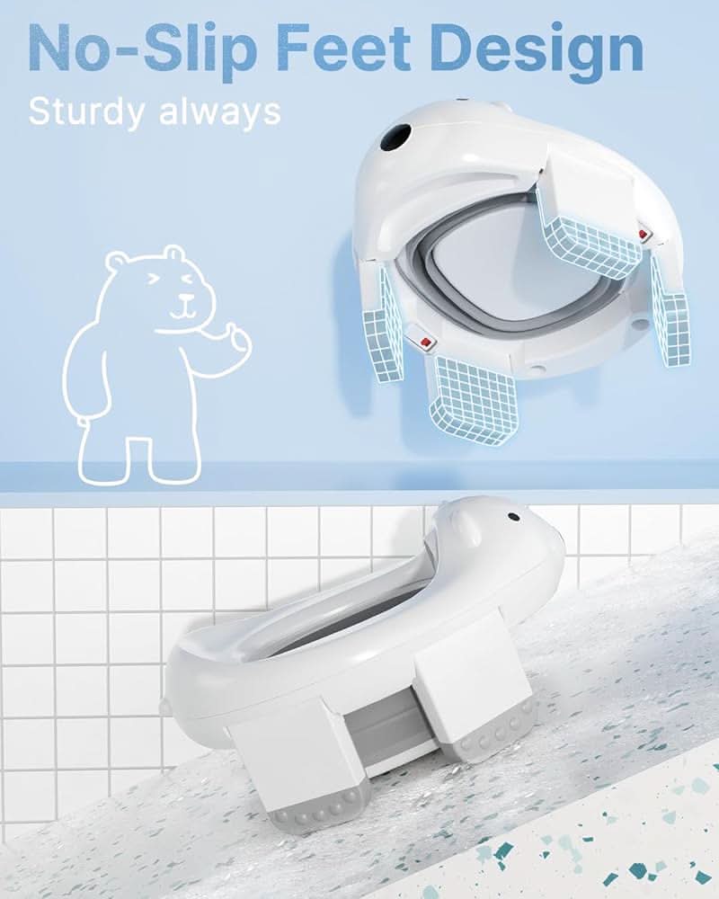 Inodoro de entrenamiento para niños pequeños, asiento de entrenamiento 2 en 1