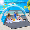 Gorich - Carpa/tienda de campaña para protección solar UV en la playa, 4 personas
