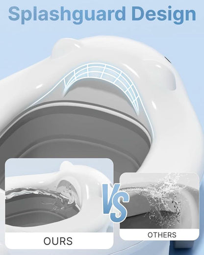 Inodoro de entrenamiento para niños pequeños, asiento de entrenamiento 2 en 1