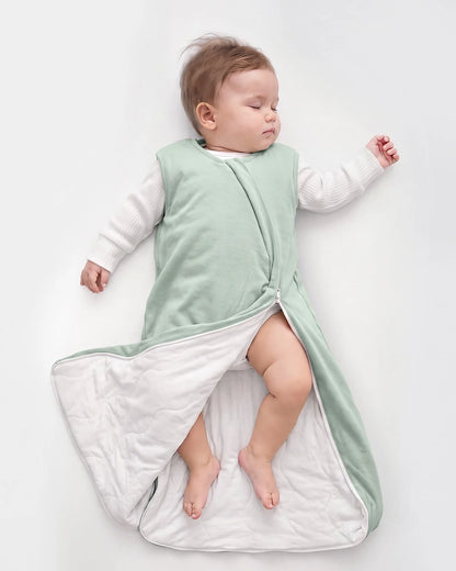 Yoofoss - Saco de dormir para bebé hecho de rayón de bambú de 6-12 meses, 1.0 Tog