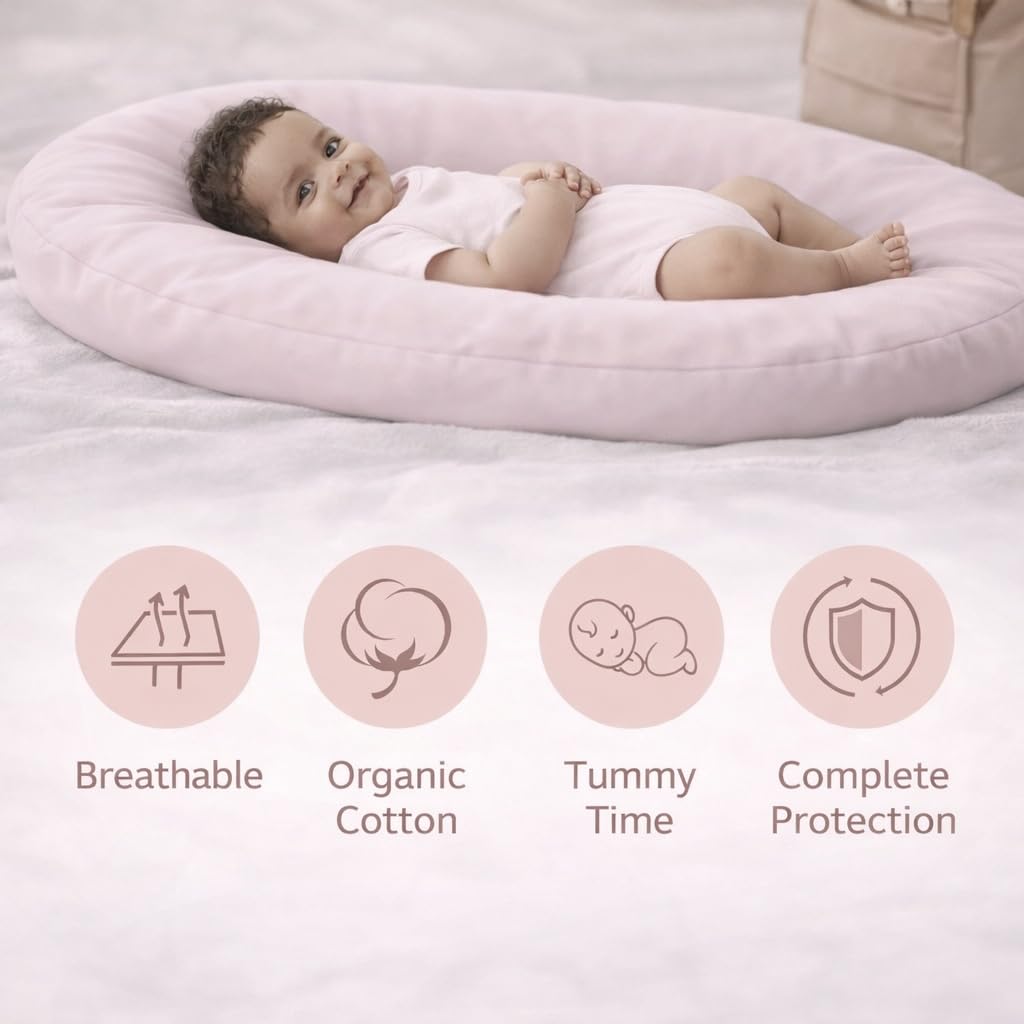 Tumbona para bebé recién nacido - Cojín de apoyo infantil 0-24 meses